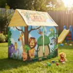 Carpa Pelotero Para Niños Animales Selva Bosque Leon