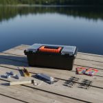 Combo Kit De Pesca Caja Mas Articulos De Pesca Camping