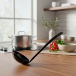 Cucharón Esmaltado Sue Utensilio 200ml 34cm Largo X 10cm - Imagen 2