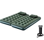 Combo 2 Colchones Inflables 1 Plaza+2 Almohadas + Inflador