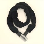 Tranca Con Llave Moto O Bici Cadena Forrada Extra Resistente