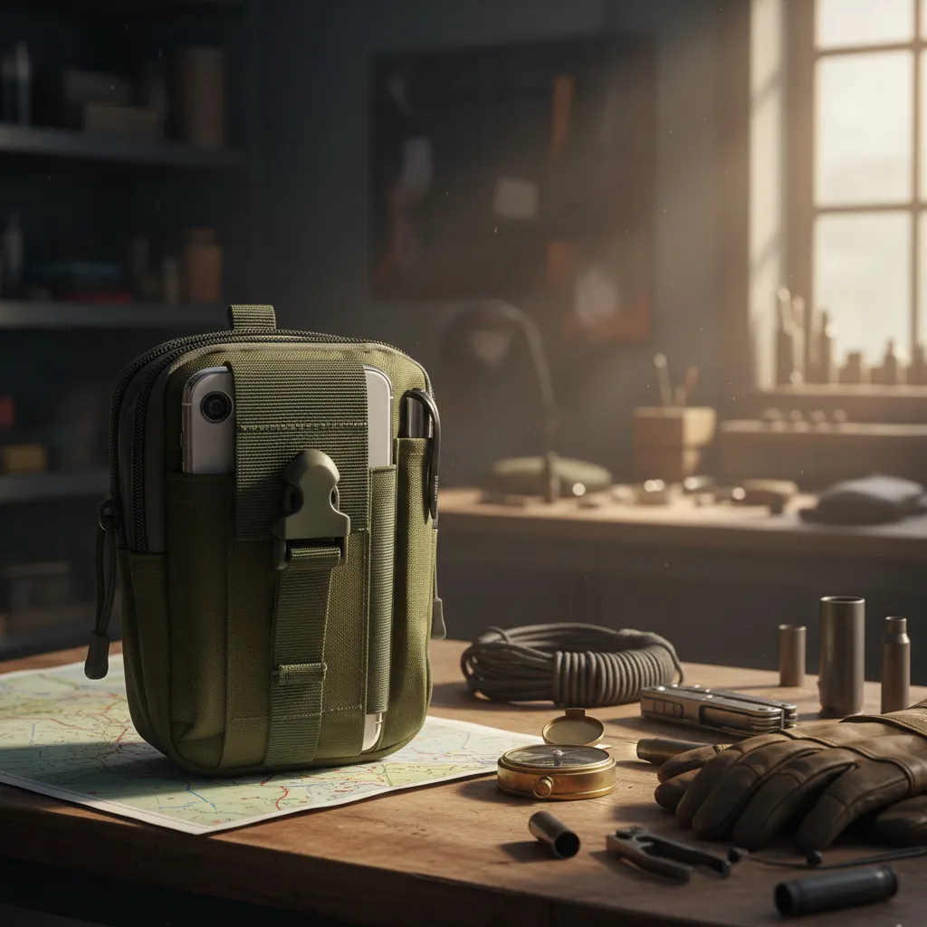 D_944279-MLU105090704903_012026-F.jpg Riñonera Y Pouch Táctico Práctica Resistente Multiuso - Imagen 1