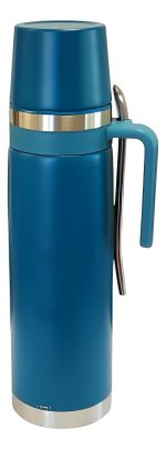 Termo Comet Acero Inoxidable 1 Lt Con Tapa Mate Y Bombilla