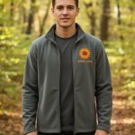 10 Camperas Polar Talles Colores Logo Bordado 3000 Puntadas