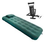 Colchon Inflable 1 Plaza + Inflador + Amohada Gran Aventura