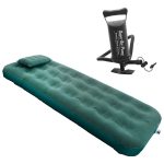 Colchon Inflable 1 Plaza + Inflador + Amohada Gran Aventura