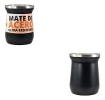 Mate Acero Inoxidable Doble Pared Reforzado Termico 260 Ml - Imagen 5