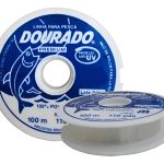 Tanza Nylon Monofilamento Dourado 0.30 Mm Transparente Pesca