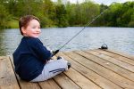 Combo Kit Pesca Infantil Niño Reel+caña+anzuelos+boya+tanza - Imagen 4