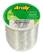 Bobina Tanza Nylon Monofilamento Araty 0.50 Mm Transparente