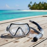 Snorkel Con Valvula Y Mascara Antiempañante Buceo