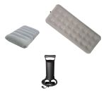 Colchon Inflable 1 Plaza + Inflador + Amohada Gran Aventura - Imagen 2