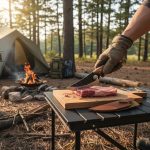 Cuchillo Rompe Hueso Rustico Cocina Camping Acero Reforzado - Imagen 6