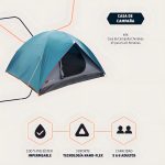 Carpa Ntk Cherokee Gt 5-6 Personas 6,9kg 3,00 X 3,00 X 1,75m - Imagen 11