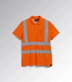 Polo Alta Visibilidad Manga Corta Hv Seguridad Trabajo - Imagen 6
