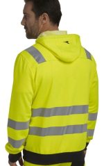 Buzo Capucha Alta Visibilidad Hv Clase 2 Seguridad Laboral - Imagen 5