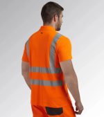 Polo Alta Visibilidad Manga Corta Hv Seguridad Trabajo - Imagen 4