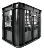 Canasto Negro Plastico Cosechero 50x33x28 Cm - Imagen 3