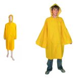 Capa Lluvia Con Mangas Nylon Pvc Para Niños Impermeable - Imagen 2