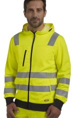 Buzo Capucha Alta Visibilidad Hv Clase 2 Seguridad Laboral - Imagen 4