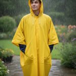 Capa Lluvia Con Mangas Nylon Pvc Para Niños Impermeable