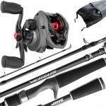 Reel Huevito Marine Sports Versus 8000 Gts 7+1 R 8.1 6 Kg Gris Derecho - Imagen 2