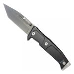 Cuchillo Navaja Trento Patrol Tanto Acero Inoxidable Funda Color Negro