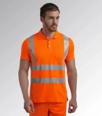 Polo Alta Visibilidad Manga Corta Hv Seguridad Trabajo - Imagen 5