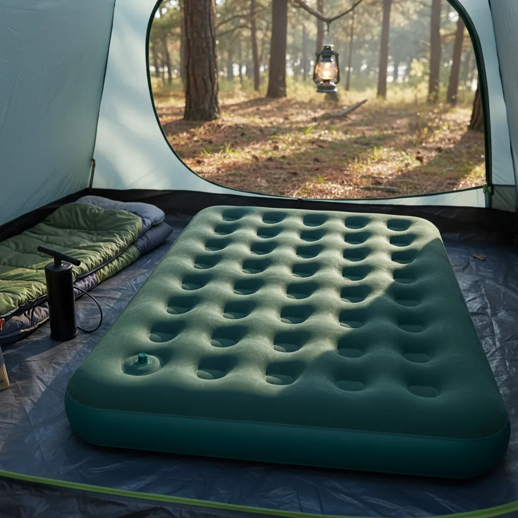 D_852950-MLU106512392621_022026-F.jpg Colchon Inflable 2 Plazas - Camping - Hogar - Imagen 1