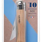 Navaja Opinel N°10 Inoxidable Con Blister Acero Resistente