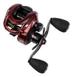 Reel Rotativo Marine Sports Venator Lite Derecho Bordó Freno Centrífugo