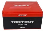 Reel Rotativo Zest Torment 200 Manija Izquierda Color Negro/rojo Lado De La Manija Izquierdo - Imagen 6
