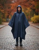 Capa Lluvia Con Mangas Nylon Pvc Para Niños Impermeable - Imagen 9