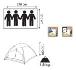 Carpa Iglú Klimber Para 4 Personas Gran Aventura - Imagen 2