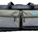 Bolso De Pesca Con Piso Y Tapa Rígida 60x30x35cm