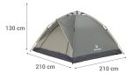 Carpa Autoarmable Klimber Para 4 Personas - Imagen 4