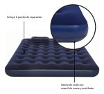 Colchón Inflable Bestway 2 Plazas 300 Kg Azul Marino - Imagen 6
