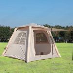 Carpa Inflable Para 4 Personas Con Avance Y Ventana Camping