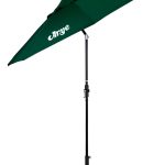 Sombrilla Jardín Arye 2.7m Con Base Y Manivela Color Verde