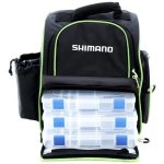 Mochila Shimano Bolso Pesca Con 3 Cajas Señuelos