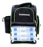 Mochila Shimano Bolso Pesca Con 3 Cajas Señuelos