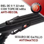 Chumbera Gas Piston Hatsan Air Tact Ed Vortex Cal 6.35mm - Imagen 2