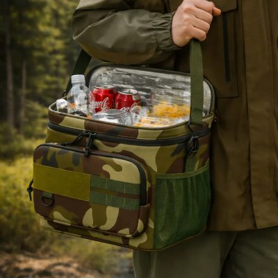 Bolso Conservadora Camuflado Térmico Aislante 15.5l