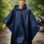 Poncho Unisex Lluvia Impermeable Nylon Pvc Plastificado - Imagen 2