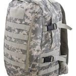 Mochila De Patrullaje Portter Capacidad 50 Lts. Camping Color Gris Oscuro Diseño De La Tela Camuflado