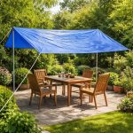 Lona Azul Ligera 2 X 3 Toldos Camping Jardin