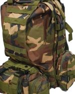 Mochila Táctica Militar 70 Litros Porta Notebook Resistente - Imagen 5