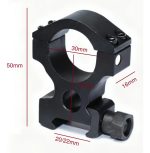 Soporte Ajustable Para Linterna O Mira 30mm Airsoft - Imagen 4