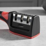 Afilador Cuchillos Cocina Profesional Cerámico De Mano Filo - Imagen 3