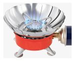 Cocinilla Anafe Cocina Portátil Reparo Viento Camping Pesca - Imagen 4